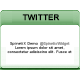 Виджеты для digital signage: Листание твитов