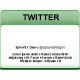 Виджеты для digital signage: Плавная прокрутка текста твитов
